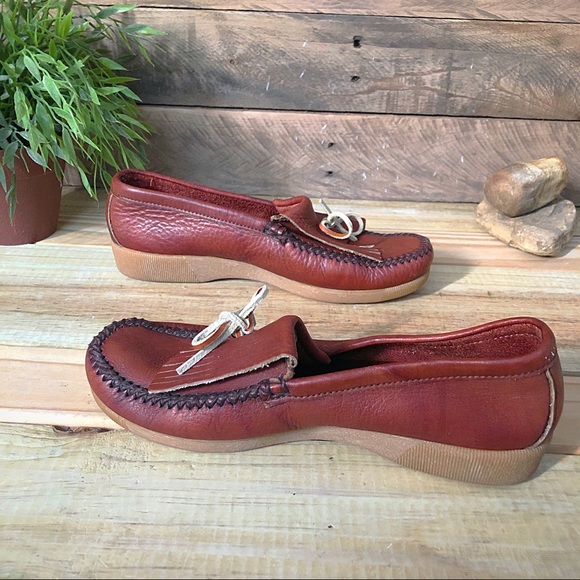 Dexter vintage 70’s style leather moccasins - Picture 5 of 7